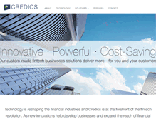 Tablet Screenshot of credics.com